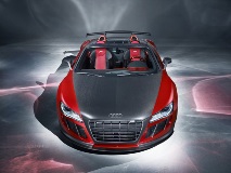 Audi R8 GT, ABT Sportsline: ABT R8 GT S  The hot open-top sports car

Red is the colour of love  and the Spyder ABT R8 GT S is on display in an elegant, 
self-confident red chrome tone at the Motorshow Geneva. A contrast is provided by the middle section of the car with carbon domin...